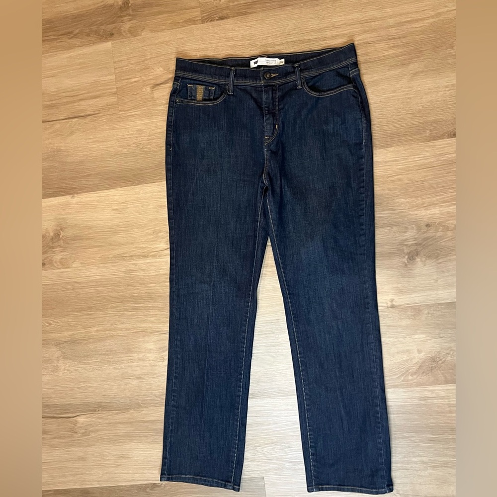 Levi's Women's Straight Leg Jeans - Dark Blue